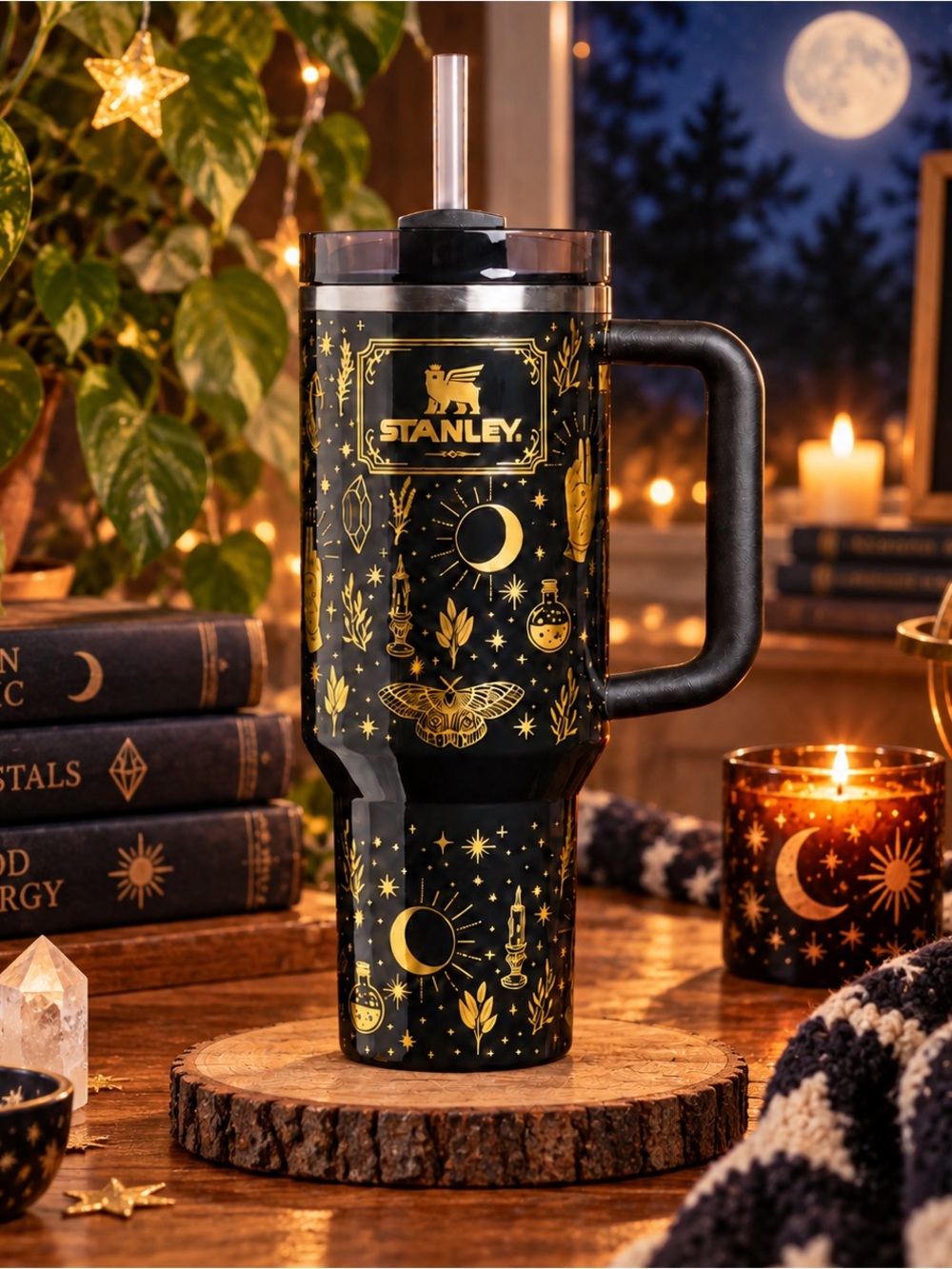 Stanley 40 oz Halloween Black Magic Quencher H2.0 Tumbler 2026 NWT